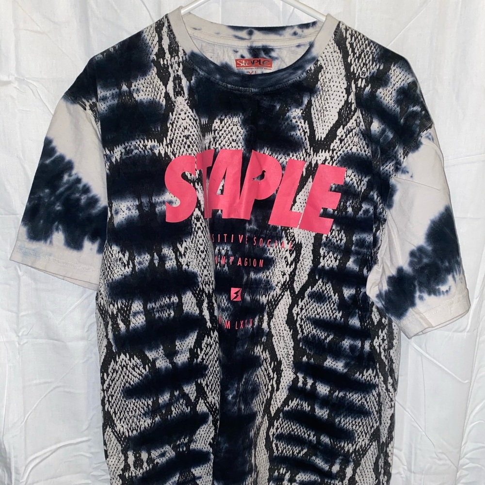 Staple Snakeprint Tye Dye Tee